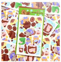 Americano Coffee Stickers by Maybean *NEW!