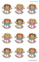 Baby Powder Doll EverythingSmells Scratch & Sniff Stickers