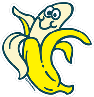 Banana Vinyl Sticker by EverythingSmells