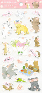 Bears & Cherry Blossoms Stickers *NEW!