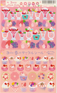 Pink Desserts Stickers by Ryu Ryu *NEW!