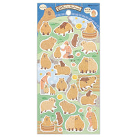 ZOOm in Animals Capybara Stickers