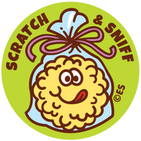 Caramel Popcorn Ball EverythingSmells Scratch & Sniff Stickers *NEW!