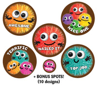 Chocolate Pom Poms Scratch 'n' Sniff Stickers by Sticky Beak *NEW!