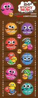 Chocolate Pom Poms Scratch 'n' Sniff Stickers by Sticky Beak *NEW!