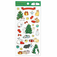 Christmas For Bunnies Paper Stickers