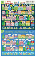 Christmas Town Stickers by Ryu Ryu