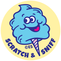 Cotton Candy EverythingSmells Scratch & Sniff Stickers *NEW!