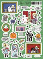 Creepy Family Stickers by 9 O'Clock Bonnie