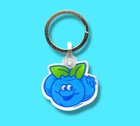 EverythingSmells Bringing Back the 80s Keychain - Blueberries