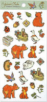 Forest Animals Paper Stickers with Gold Foil Accents *NEW!