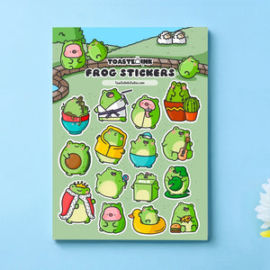 Frog & Pig Stickers *NEW!