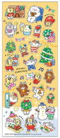 Merry Christmas GoroGoro The Cat Stickers by Mind Wave