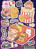 Neighborhood Movie Theater Stickers by Kongdung House