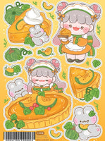 Pumpkin Pie Stickers by Kongdung House