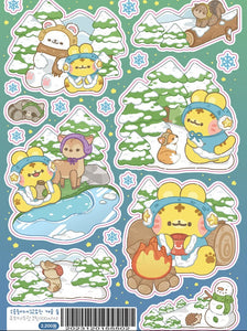 Quiet Winter Forest Stickers by Kongdung House