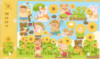 Sunflower Field Stickers by Kizzi Shop