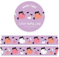 Sneaky Black Cats & Pumpkins Washi Tape *NEW!