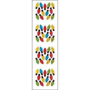 Christmas Lights Prismatic Stickers by Hambly