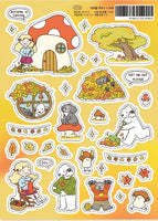 Mushroom House Stickers by 9 O'Clock Bonnie