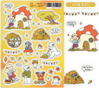 Mushroom House Stickers by 9 O'Clock Bonnie