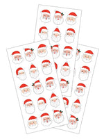 Santa Faces Stickers by Paper House