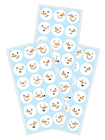 Snowman Faces Stickers by Paper House