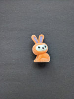 I Heart Fuzzy Orange Bunny