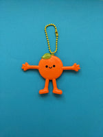 Orange Bendable Keychain