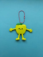 Green Apple Bendable Keychain