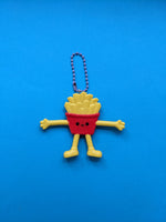 French Fries Bendable Keychain