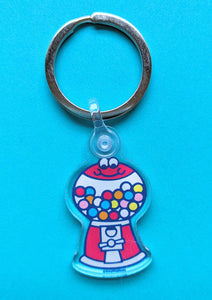 EverythingSmells Bringing Back the 80s Keychain - Bubble Gum Machine