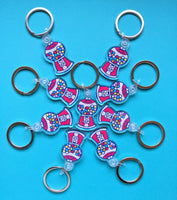 EverythingSmells Bringing Back the 80s Keychain - Bubble Gum Machine