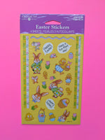 Vintage American Greetings Bloomer Bunny Sticker Sheet