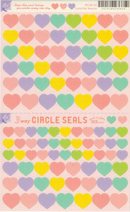 Pastel Heart Stickers by Ryu Ryu *NEW!