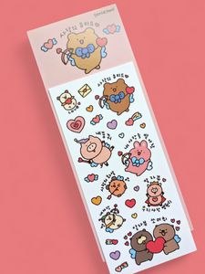 Caught Your Heart Stickers by Genie Yoni *NEW!