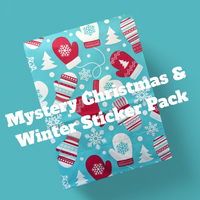 Mystery Christmas & Winter Sticker Pack