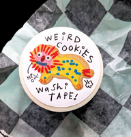 Weird Animal Cookies Extra Wide Washi Tape *NEW!