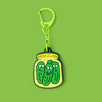 EverythingSmells Bringing Back the 80s Keychain - Pickle Jar