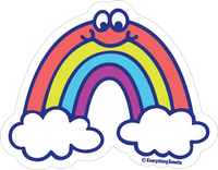 Rainbow Vinyl Sticker by EverythingSmells