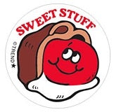 Chocolate Cherry Scratch 'n Sniff Retro Stinky Stickers