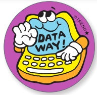 Data Way Computer Scratch 'n Sniff Retro Stinky Stickers *NEW!