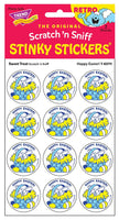 Happy Easter Sweet Treat Scratch 'n Sniff Retro Stinky Stickers *NEW!