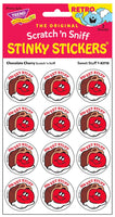 Chocolate Cherry Scratch 'n Sniff Retro Stinky Stickers *NEW!