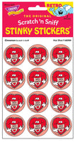 Hot Shot Cinnamon Heart Scratch 'n Sniff Retro Stinky Stickers *NEW!