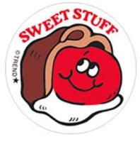 Chocolate Cherry Scratch 'n Sniff Retro Stinky Stickers