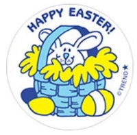 Happy Easter Sweet Treat Scratch 'n Sniff Retro Stinky Stickers