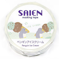 Mint Chocolate Ice Cream & Penguin Washi Tape by Saien *NEW!