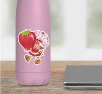 Strawberry Shortcake With Strawberry Large Vinyl Sticker *NEW!
