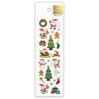 Classic Santa Soft Acrylic Stickers